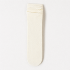 CouldNook Cozy Scalloped Cooling Crew Socks - Light Shoe Accent
