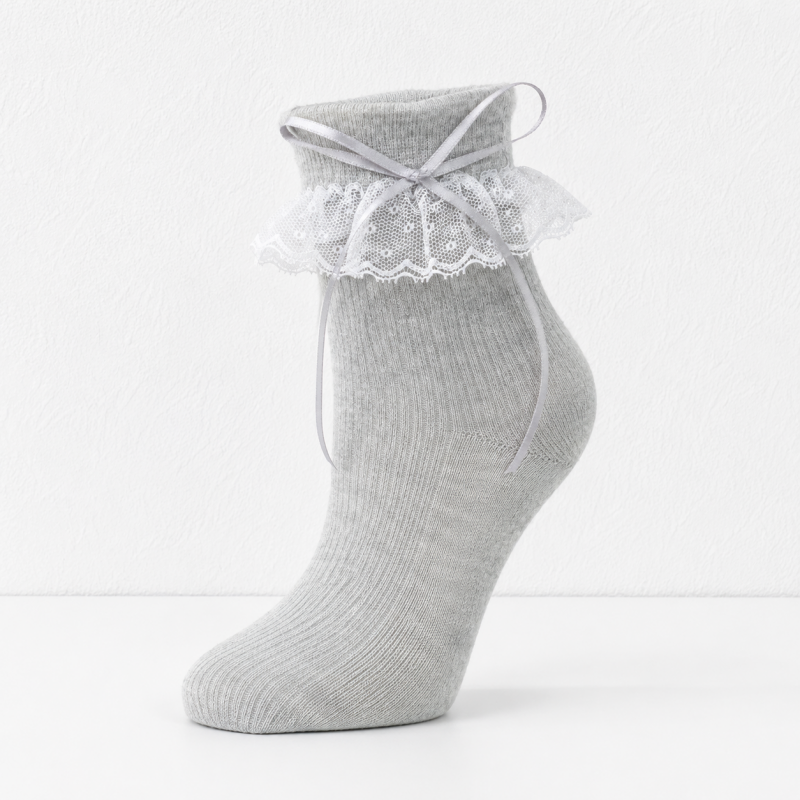 CouldNook Letter Detail No Show Socks - Everyday Footwear Helper