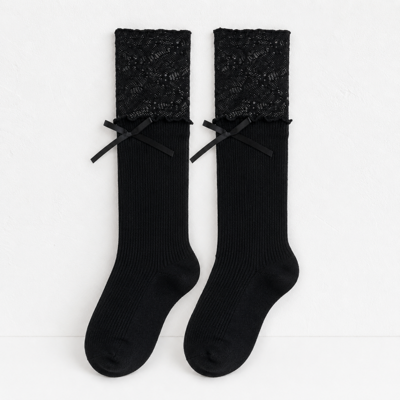 CouldNook Cozy Ruffled Scrunch Crew Socks - Soft Layered Accent