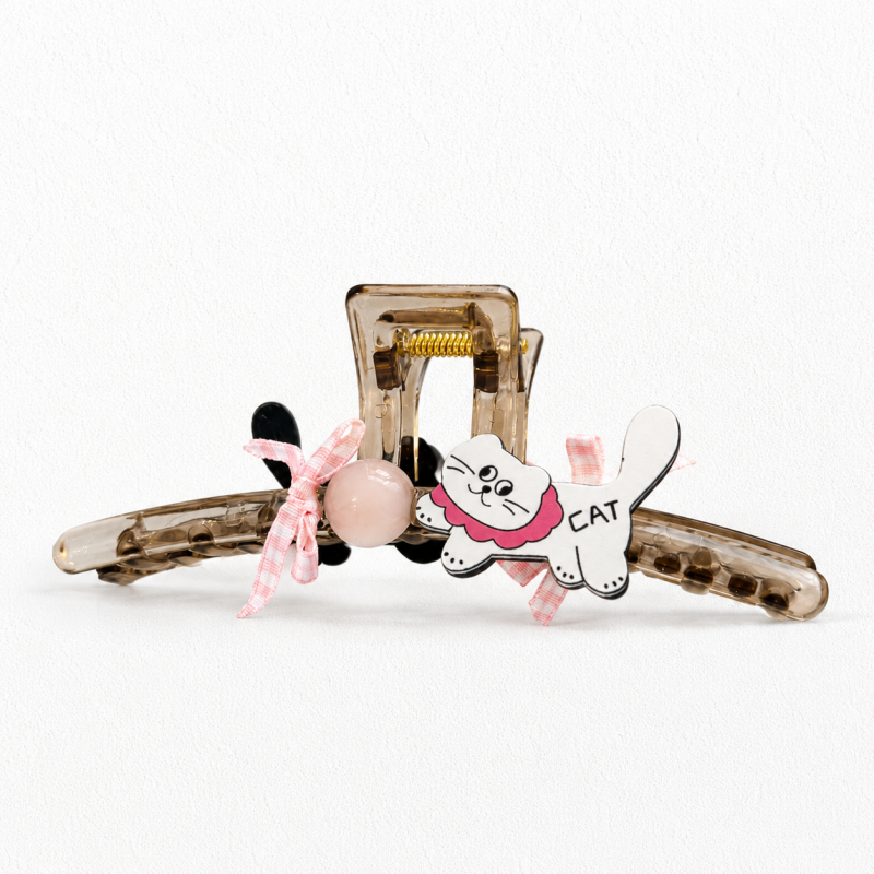 CouldNook Plush Character Hair Clip - Soft Hair Accessory