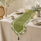 CouldNook Floral Print Table Runner - Warm Home Decor