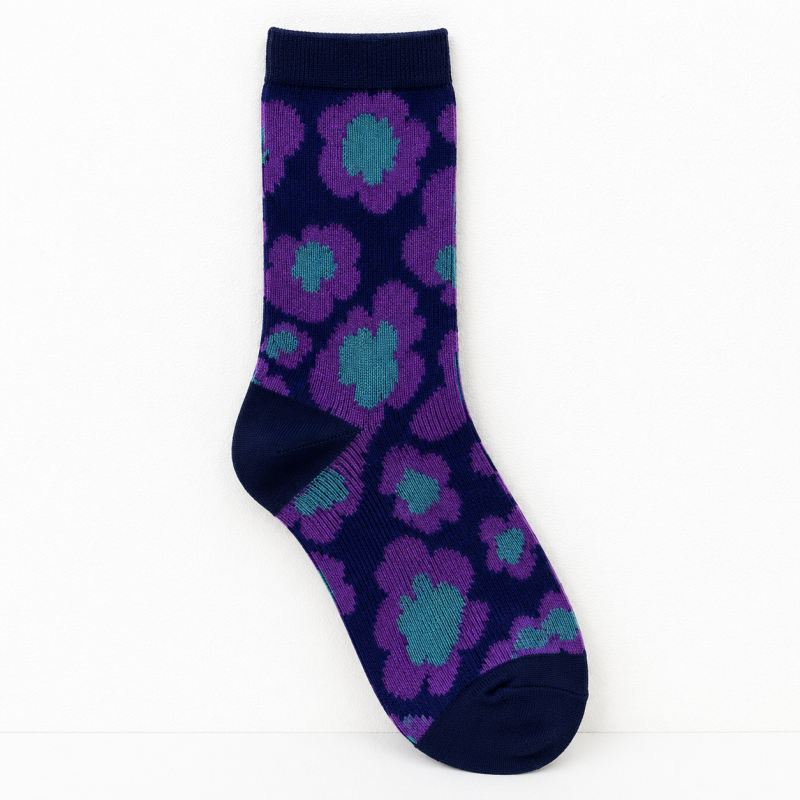 CouldNook Cozy Patterned Scrunch Crew Socks - Casual Outfit Accent