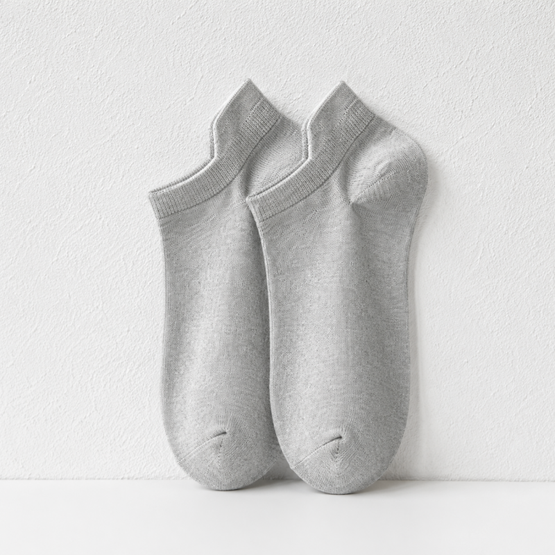 CouldNook Solid Plush Ankle Socks - Everyday Home Accent