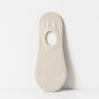 CouldNook Cozy Ribbed No-Show Liner Socks - Everyday Shoe Basic
