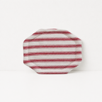 CouldNook Striped Octagonal Coaster - Aesthetic Fabric Cup Mat