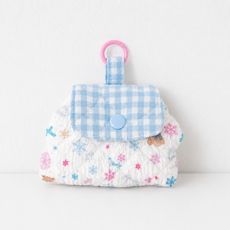 CouldNook Quilted Character Storage Pouch - Everyday Organizer Bag