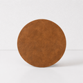 CouldNook Round PU Leather Placemat - Waterproof Table Mat