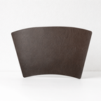 CouldNook Fan-shaped PU Leather Placemat  - Waterproof Table Mat