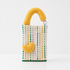 CouldNook Heart Motif Tissue Bag - Aesthetic Hanging Fabric Case