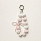 CouldNook Fluffy Pom Lanyard - Crystal Phone Charm