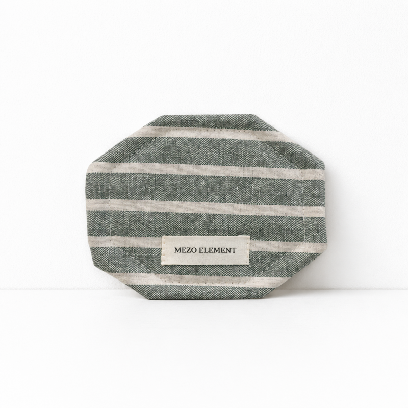 CouldNook Striped Linen Placemat - Aesthetic Fabric Table Mat