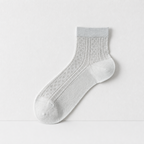 CouldNook Cozy Openwork Mesh Ankle Socks - Breathable Shoe Accent