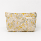 CouldNook Embroidered Cosmetic Bag - Aesthetic Cotton-Linen Case