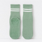 CouldNook Grip Striped Crew Socks - Home Studio Accent