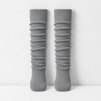 CouldNook Stacked Rib Boot Socks - Layered Footwear Accent
