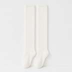CouldNook Ribbed Over Knee Long Socks - Layered Outfit Accent