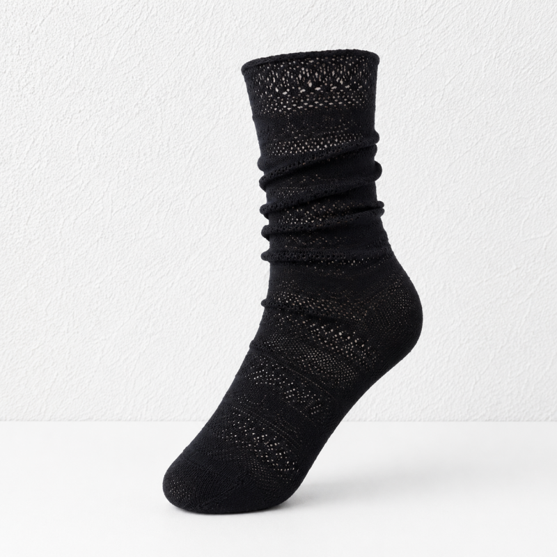 CouldNook Ribbed Mid Calf Boot Socks - Everyday Layering Accent