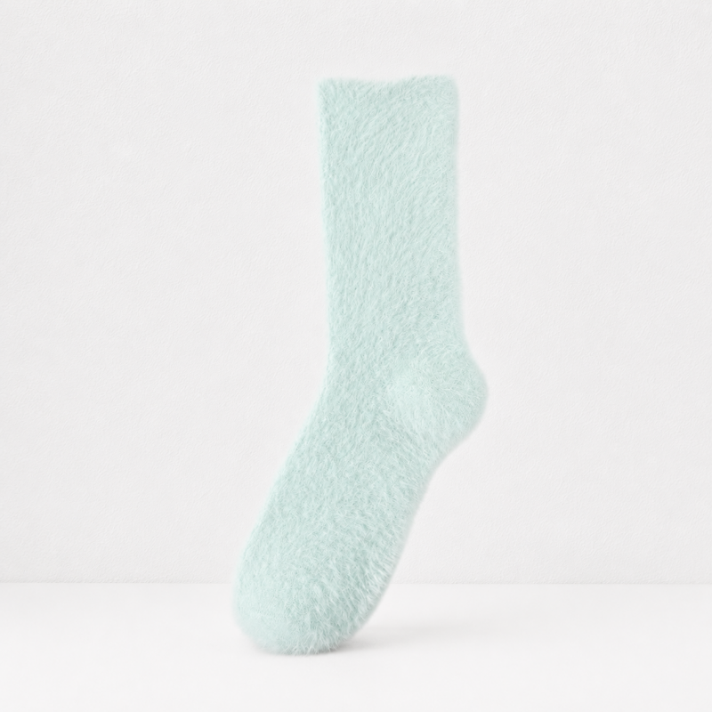 CouldNook Cozy Plush Thermal Crew Socks - Winter Home Accent