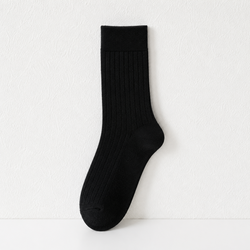 CouldNook Ribbed Bow Accent Crew Socks - Daily Wardrobe Helper