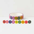 CouldNook Cartoon Washi Tape - Aesthetic Hand-Drawn Stickers (木木0603-8PA6HSK10)