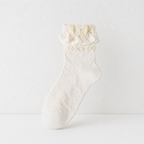 CouldNook Ruffle Cuff Ankle Socks - Gentle Shoe Accent