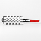 CouldNook Wooden Handle Stainless Steel BBQ Grill Baskets - Barbecue Cooking Tool
