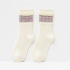 CouldNook Cozy Pattern Crew Socks - Everyday Display Accent