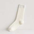 CouldNook Smooth Mid Calf Boot Socks - Everyday Shoe Layering Accent