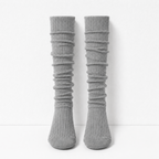 CouldNook Ribbed Leg Warmer Socks - Layered Footwear Accent