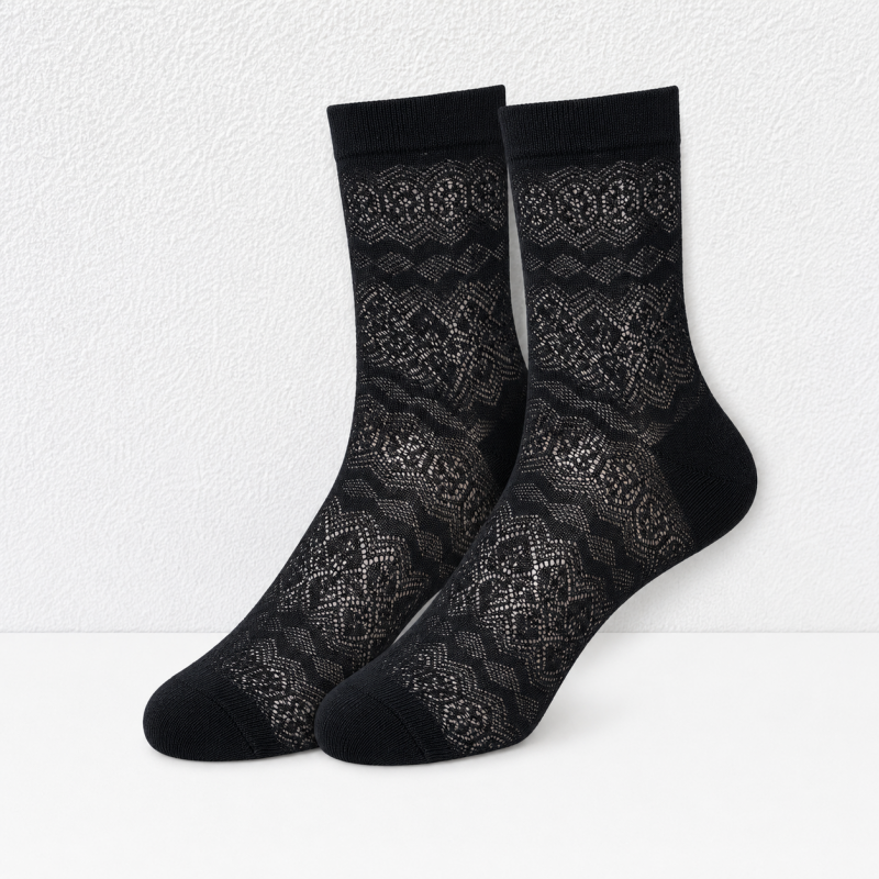 CouldNook Ribbed Soft Crew Socks - Cozy Footwear Accent