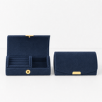 CouldNook Velvet Mini Travel Jewelry Box - Small Travel Organizer