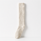 CouldNook Cozy Over Knee Slouch Plush Floor Socks - Warm Corner Accent