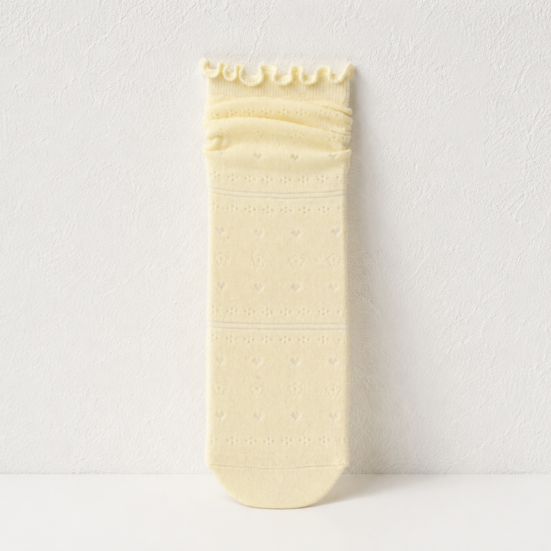CouldNook Ruffle Lace Crew Socks - Soft Outfit Accent