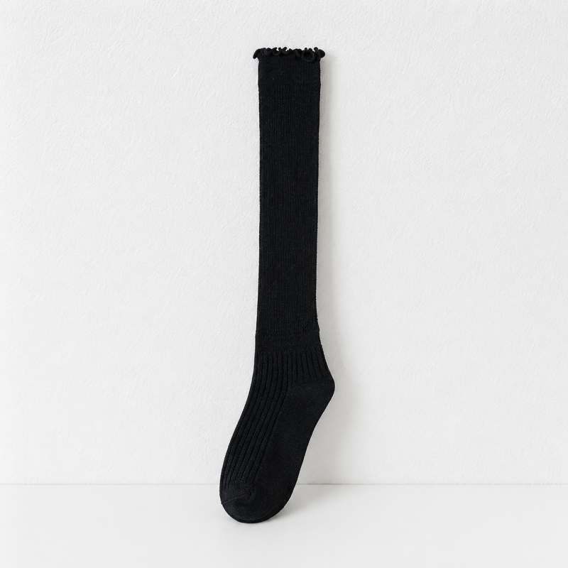 CouldNook Ribbed Boot Crew Socks - Everyday Shoe Accent