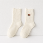 CouldNook Cozy Animal Patch Plush Socks - Warm Home Accent