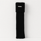 CouldNook Cozy Ribbed Slouch Crew Socks - Everyday Home Accent