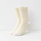 CouldNook Soft Stripe Crew Socks - Cozy Drawer Pair