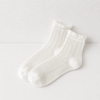CouldNook Cozy Mixed Detail Crew Socks - Giftable Drawer Accent