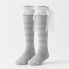 CouldNook Lace Texture Slouch Socks - Mary Jane Display Accent