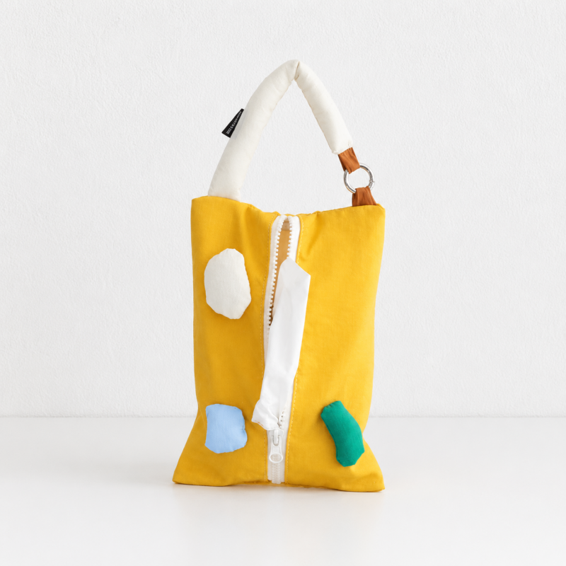 CouldNook Cotton Car Tissue Bag - Aesthetic Fabric Organizer