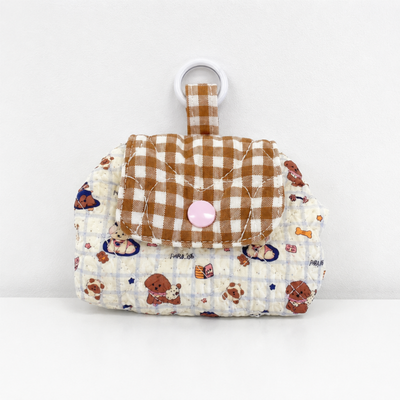 CouldNook Quilted Character Storage Pouch - Everyday Organizer Bag
