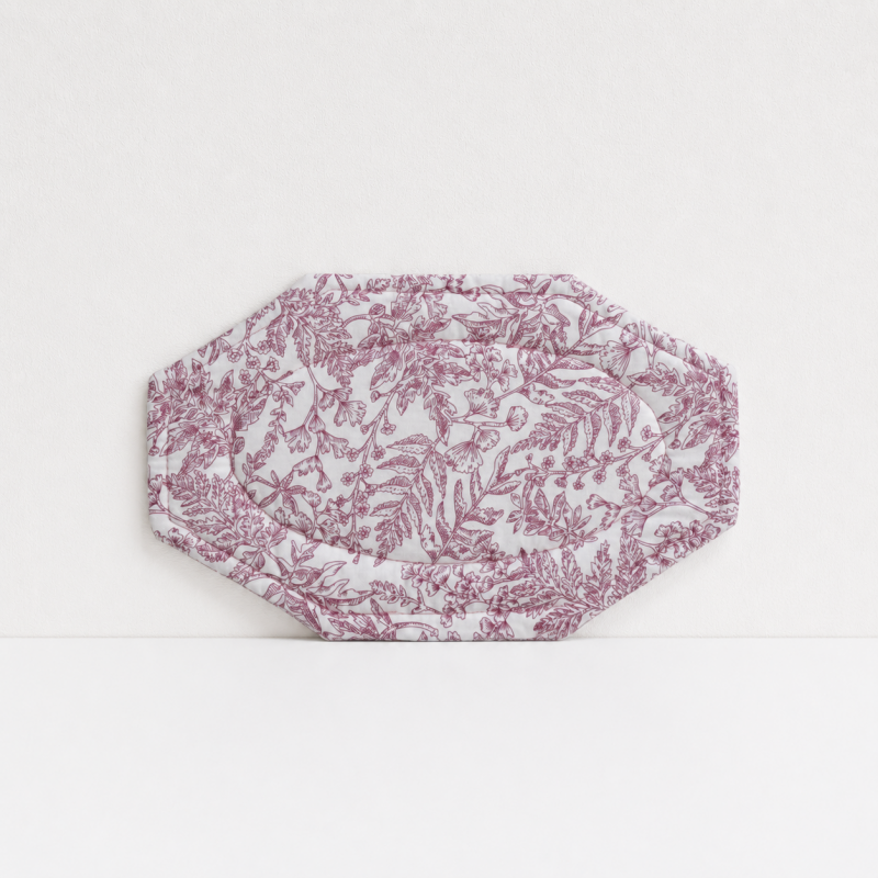 CouldNook French Retro Coaster - Aesthetic Fabric Octagonal Mat