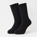 CouldNook Cable Knit Slouch Socks - Boot Layer Accent