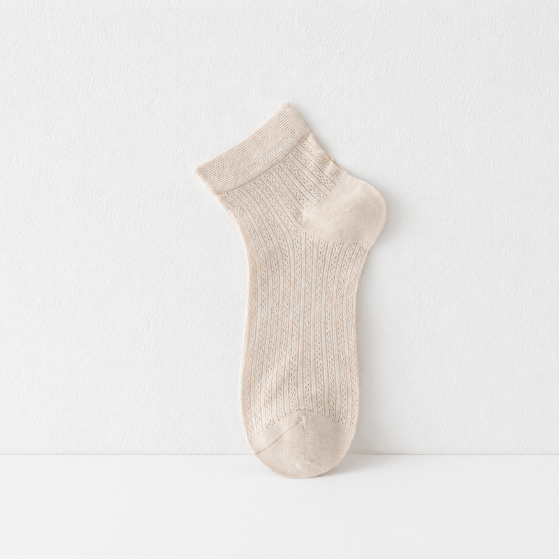 CouldNook Scallop Edge Low Cut Socks - Soft Shoe Accent
