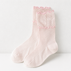 CouldNook Cozy Lace Ruffle Crew Socks - Romantic Shoe Accent