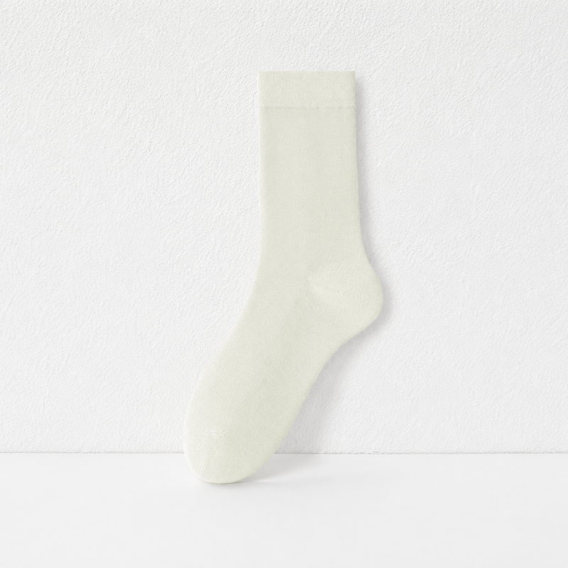 CouldNook Combed Cotton Crew Socks - Everyday Home Pair
