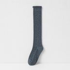 CouldNook Layered Ribbed Slouch Crew Socks - Cozy Shoe Accent