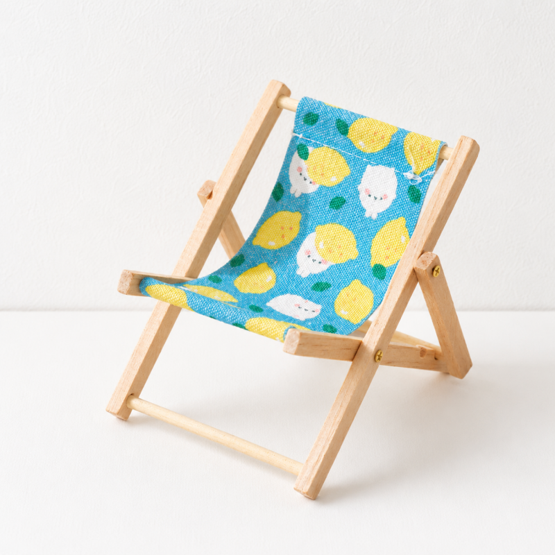 CouldNook Mini Foldable Beach Lounge Chair Phone Stand - Desk Phone