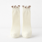 CouldNook Cozy Scalloped Edge Crew Socks - Soft Layered Accent