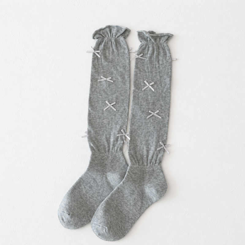 CouldNook Cozy Sheer Ruffle Knee Socks - Soft Layered Accent